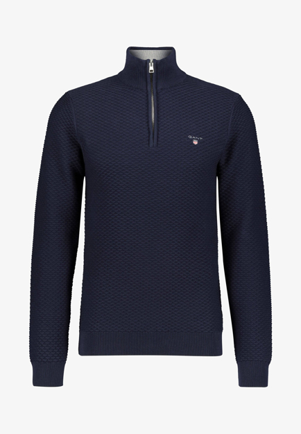 Bilde av GANT GENSER TRIANGLE TEXTURE HALFZIP