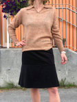 Bilde av ANEMONE PULLOVER - GENSER V-HALS MED KRAGE