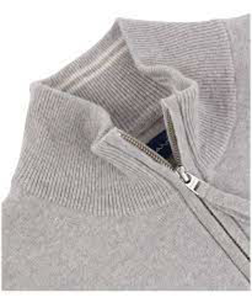 Bilde av GANT GENSER SUPERFINE LAMBSWOOL HALF ZIP