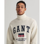 Bilde av GANT GENSER TAG WOOL TURTLENECK