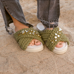 Bilde av INUIKII WOVEN STONES SLIPPER WOMAN