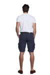 Bilde av HANSEN & JACOB WASHED LINEN CARGO SHORTS