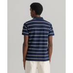 Bilde av GANT BRETON STRIPE PIQUE SS RUGGER