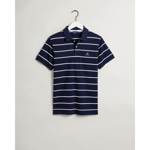 Bilde av GANT BRETON STRIPE PIQUE SS RUGGER