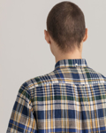 Bilde av GANT REG LINEN MADRAS SS SHIRT