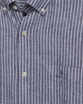 Bilde av GANT REG STRIPE LINEN SS SHIRT