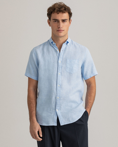 Bilde av GANT REG LINEN SHIRT SS BD