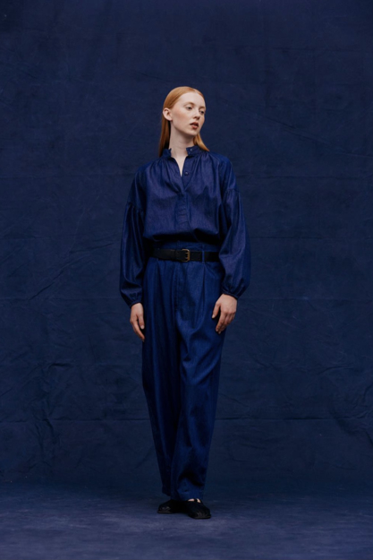 Bilde av CATHRINE HAMMEL DENIM POEM SHIRT DARK DENIM BLUE ONE SIZE DAME