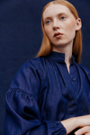 Bilde av CATHRINE HAMMEL DENIM POEM SHIRT DARK DENIM BLUE ONE SIZE DAME