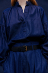 Bilde av CATHRINE HAMMEL DENIM POEM SHIRT DARK DENIM BLUE ONE SIZE DAME