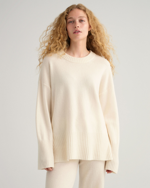 Bilde av GANT WOMEN D1. LOUNGE C-NECK SWEATER