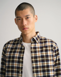 Bilde av GANT REG BRUSHED OXFORD TARTAN SHIRT