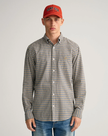 Bilde av GANT REGULAR GINGHAM TWILL SHIRT