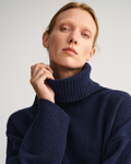 Bilde av GANT DAME LOUNGE ROLLNECK DRESS