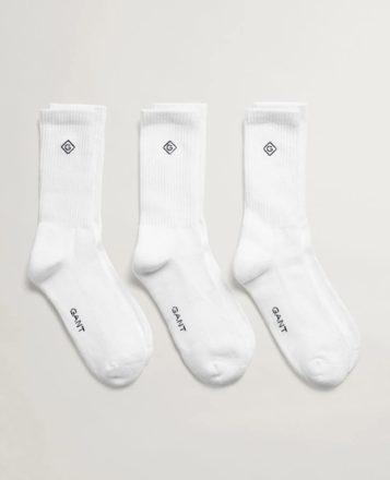 Bilde av SOKKER SPORT 3-PACK WHITE ONESIZE HERRE