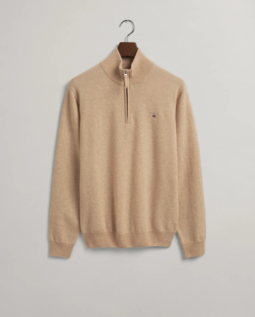 Bilde av GANT HERRE SUPERFINE LAMBSWOOL HALF ZIP