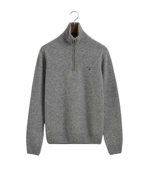 Bilde av GANT BRUSHED WOOL HALFZIP SWEATER