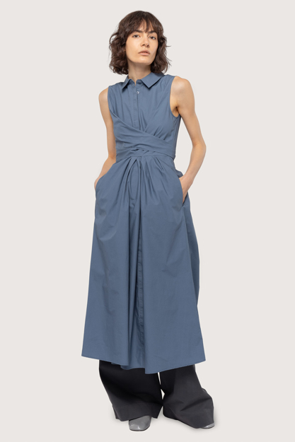 Bilde av CATHRINE HAMMEL POPLIN BELTED DRESS