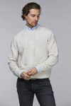 Bilde av HANSEN & JACOB FLAXEN SOLID CHECK KNIT