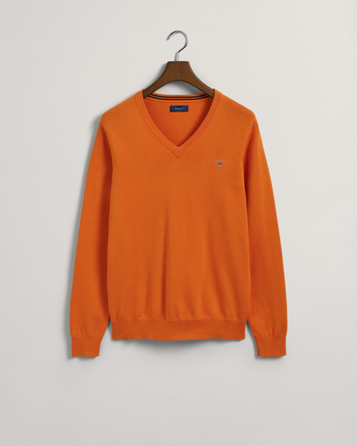 Bilde av GANT HERRE CLASSIC COTTON V-NECK SWEATER