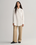 Bilde av GANT DAME LINEN VISCOSE PULL-ON PANTS