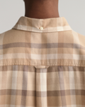 Bilde av GANT DAME RELAXED CHECKED FLANNEL BD SHIRT