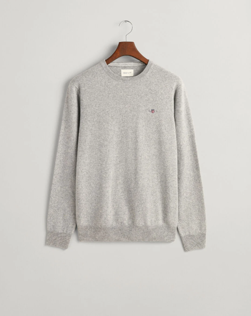 Bilde av GANT HERRE SUPERFINE LAMBSWOOL C-NECK