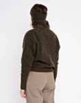 Bilde av JOHHNYLOVE SUSY MOHAIR ZIPPED TALL NECK CARDIGAN