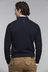 Bilde av HANSEN & JACOB HALF ZIP DIAMOND KNIT