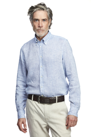 Bilde av HANSEN & JACOB WHITE YARN LINEN SHIRT