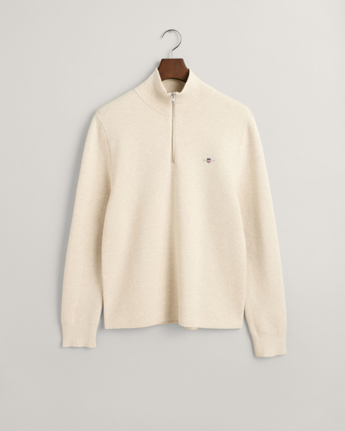 Bilde av GANT HERRE MILANO KNIT COTTON HALF ZIP