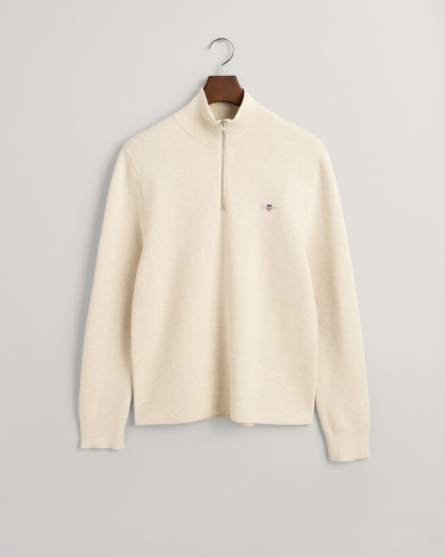 Bilde av GANT HERRE MILANO KNIT COTTON HALF ZIP