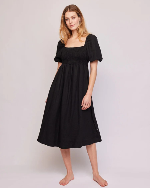 Bilde av ELLA & ILL EDDA LINEN DRESS