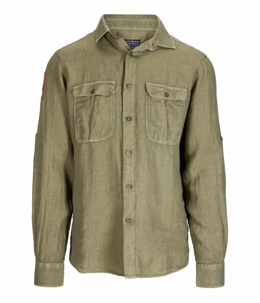 Bilde av AMUNDSEN SAFARI LINEN SHIRT GARMENT DYED