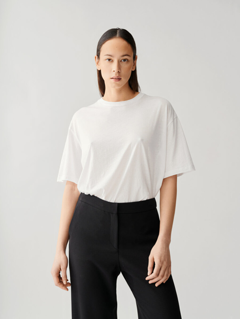 Bilde av JULIE JOSEPHINE OVERSIZED FINE COTTON TEE
