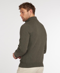 Bilde av BARBOUR COTTEN HALF ZIP KNITTED JUMPER