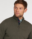 Bilde av BARBOUR COTTEN HALF ZIP KNITTED JUMPER