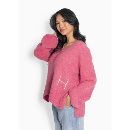 Bilde av HÉST SOFIE V NECK SWEATER