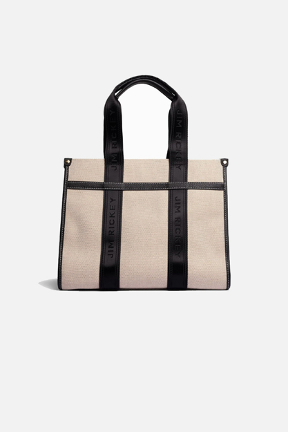 Bilde av JIM RICKEY CALI TOTE CANVAS OFF/WHITE/BLACK ONE SIZE UNI