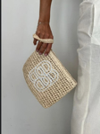 Bilde av ELLA & IL MIM STRAW CLUTCH Beige ONE SIZE DAME
