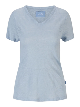 Bilde av ELLA & IL ALETHE LINEN TEE VNECK