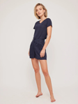 Bilde av ELLA & IL ALETHE LINEN TEE VNECK