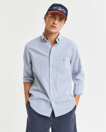 Bilde av GANT H REG SEERSUCKER STRIPE SHIRT