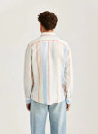 Bilde av MORRIS HAPPY LINENSTRIPE SHIRT-CLASSIC FIT