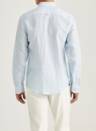 Bilde av MORRIS DOUGLAS LINEN STRIPE SHIRT-CLASSIC FIT