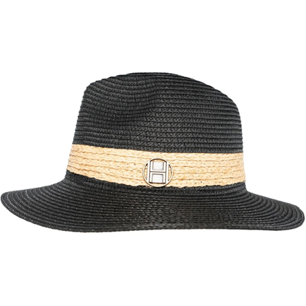 Bilde av HÉST ALLESANDRA STRAWHAT Jet Black ONE SIZE DAME