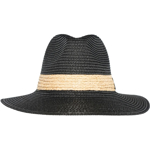 Bilde av HÉST ALLESANDRA STRAWHAT Jet Black ONE SIZE DAME