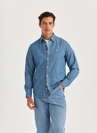Bilde av MORRIS DENIM SHIRT-CLASSIC FIT