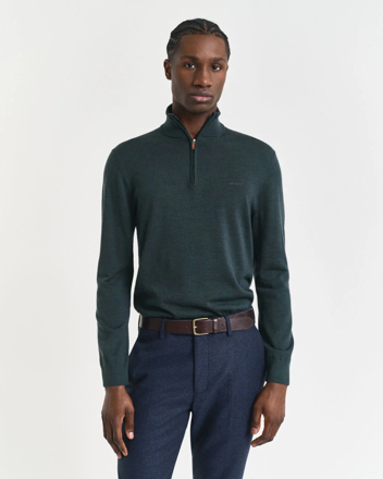 Bilde av GANT EXTRAFINE MERINO WOOL HALF ZIP