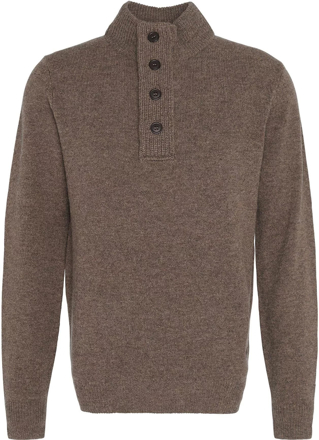 Bilde av BARBOUR ESSENTIAL PATCH HALF ZIP KNITTED JUMPER